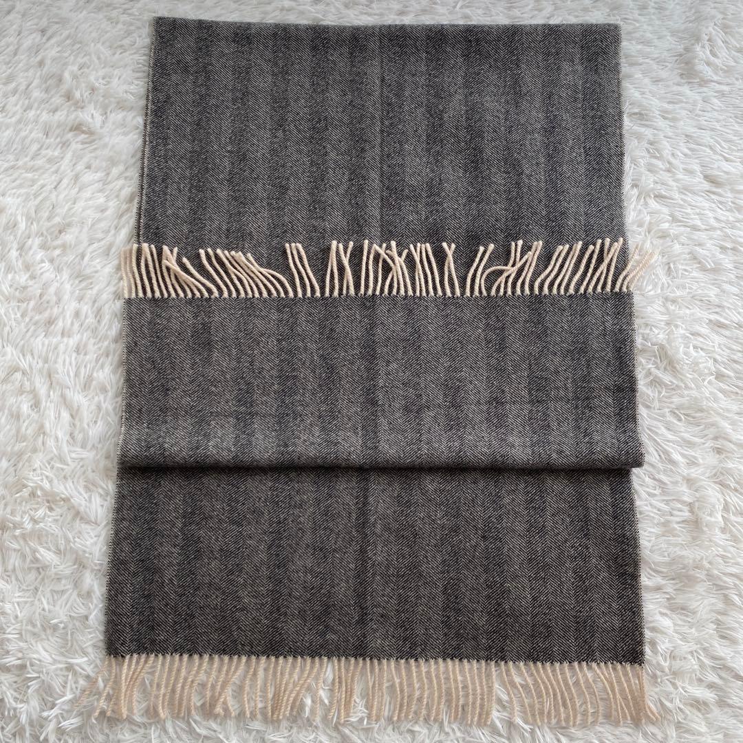 Yohji Yamamoto POUR HOMME☆マフラー ヘリンボーン