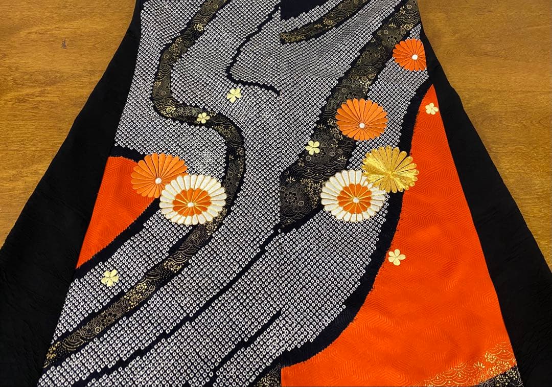 3275 着物　リメイク　ドレス　ワンピース