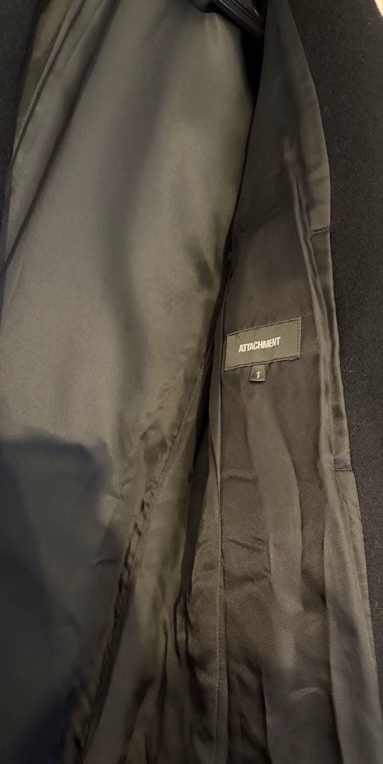 ATTACHMENT 19AW カシミア混チェスターコート