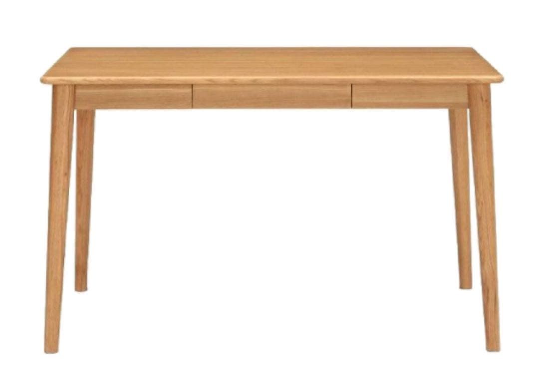 木製長方形テーブル 引き出し付き　ミキモク