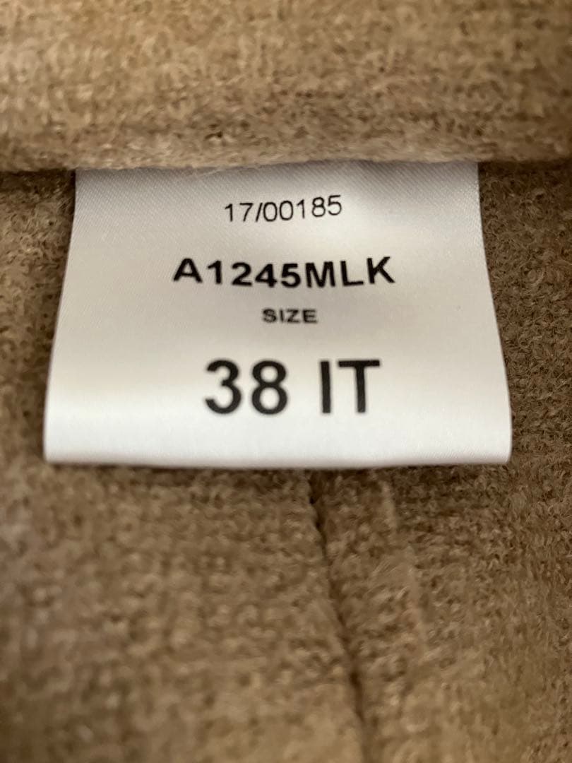 Harris Wharf London プレスドウールコート　キャメル　38