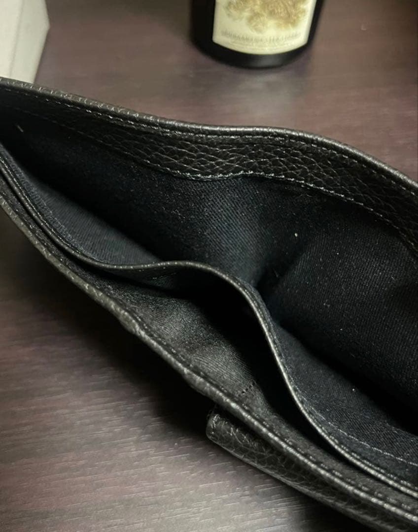 Vivienne Westwood 黒 レザー 二つ折り財布