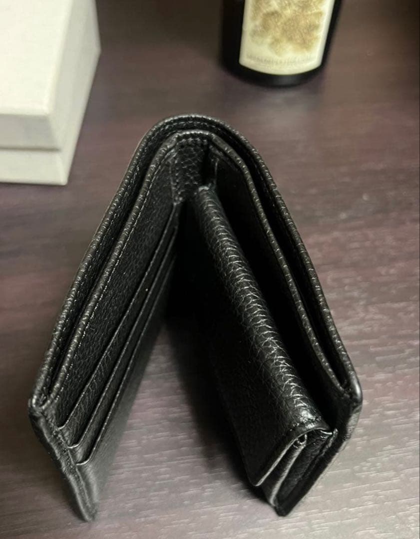 Vivienne Westwood 黒 レザー 二つ折り財布