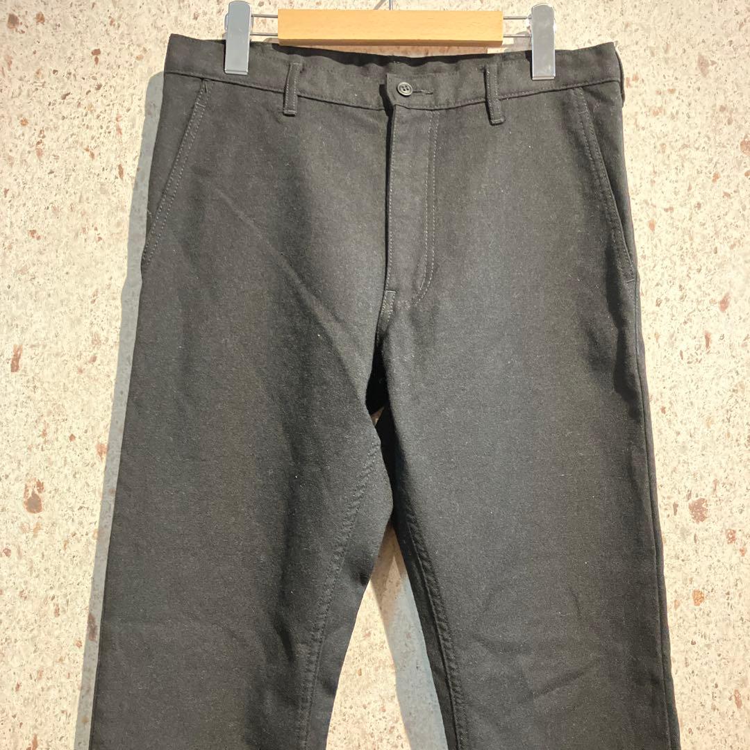 COMME des GARCONS HOMME PLUS ウールパンツ　ブラック