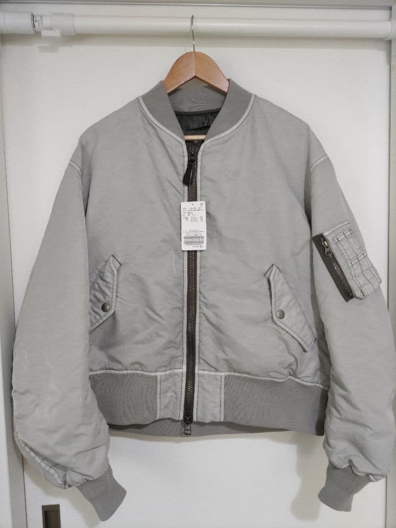 新品ジャーナルスタンダード　グレー MA-1 フライトジャケット M