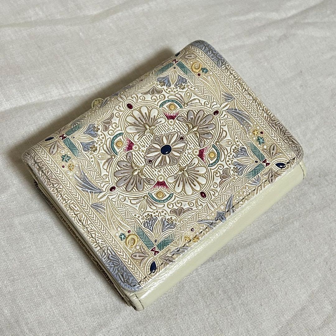 文庫屋大関　折り財布　夢幻のタピ　三つ折りミニ財布　手のひらサイズ