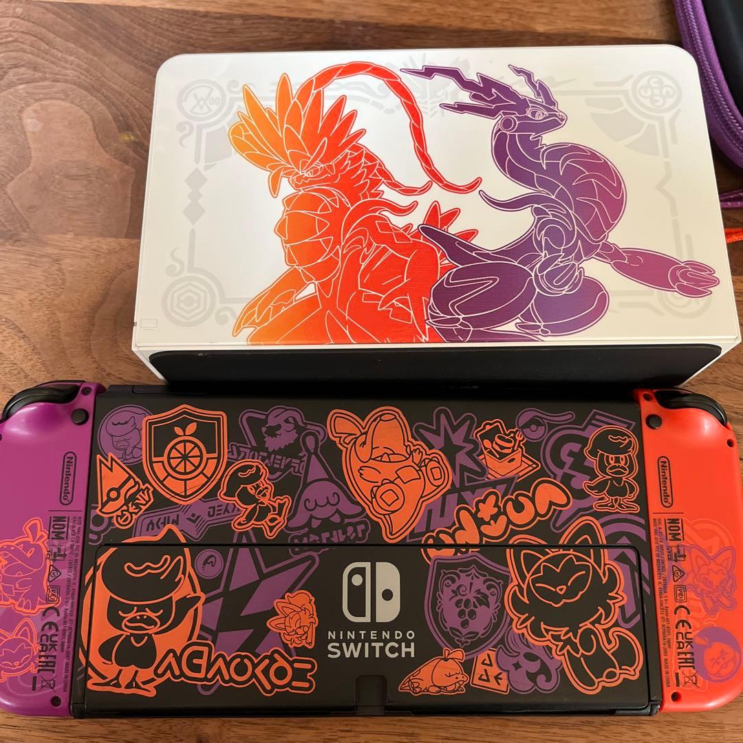 Nintendo Switch 有機ELモデル　スカーレットバイオレット
