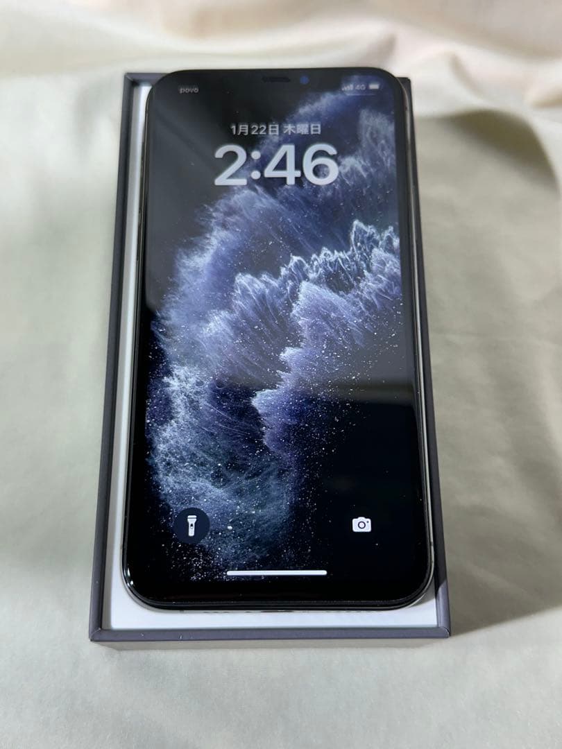 iPhone11 pro 64GB スペースグレイ バッテリー100% 中古