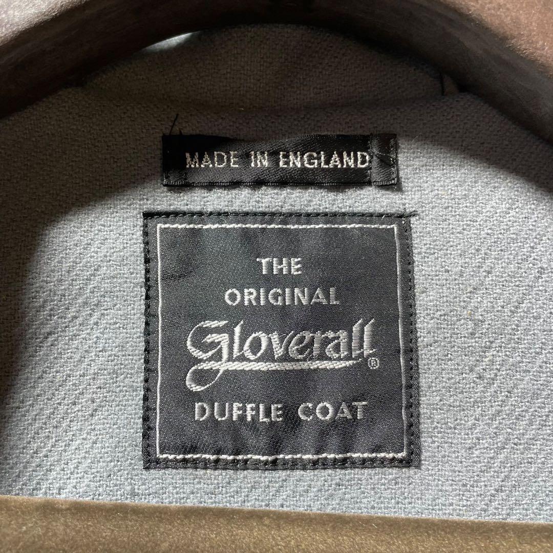 ✨美品・希少✨ グローバーオール ダッフルコート キングストン ヘリンボーン L
