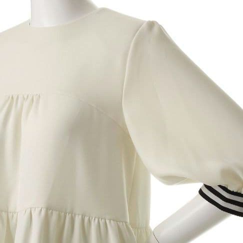 うさこ☆　BORDERS at BALCONY ツイルティアードブラウス