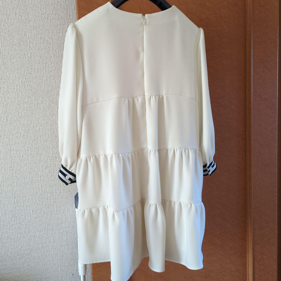 うさこ☆　BORDERS at BALCONY ツイルティアードブラウス