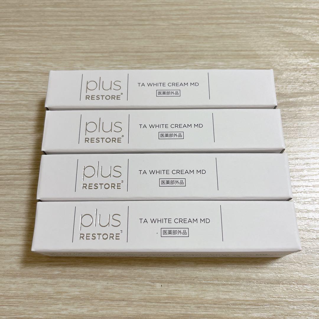 プラスリストア TAホワイトクリームMD10g 4本