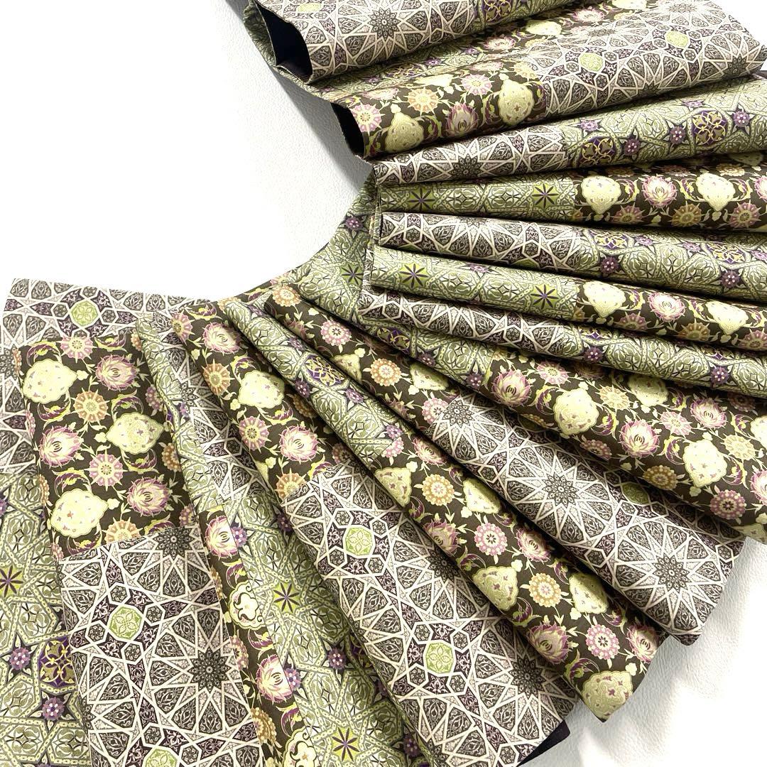 専用帯5056 4189 二点セット ●高級 正絹 落款作家物 更紗 伝承