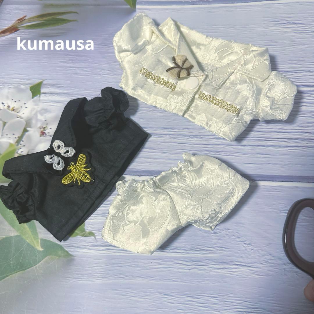 20cm人型ぬいぐるみ着せ替えワンピース 4着