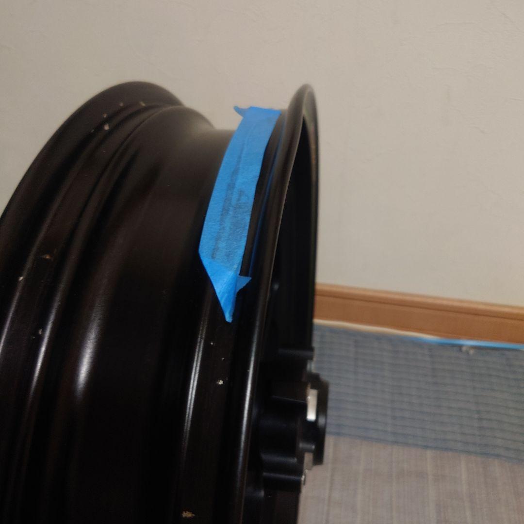 カワサキ純正marchesini ホイール ブラック 5スポーク グリーンライン