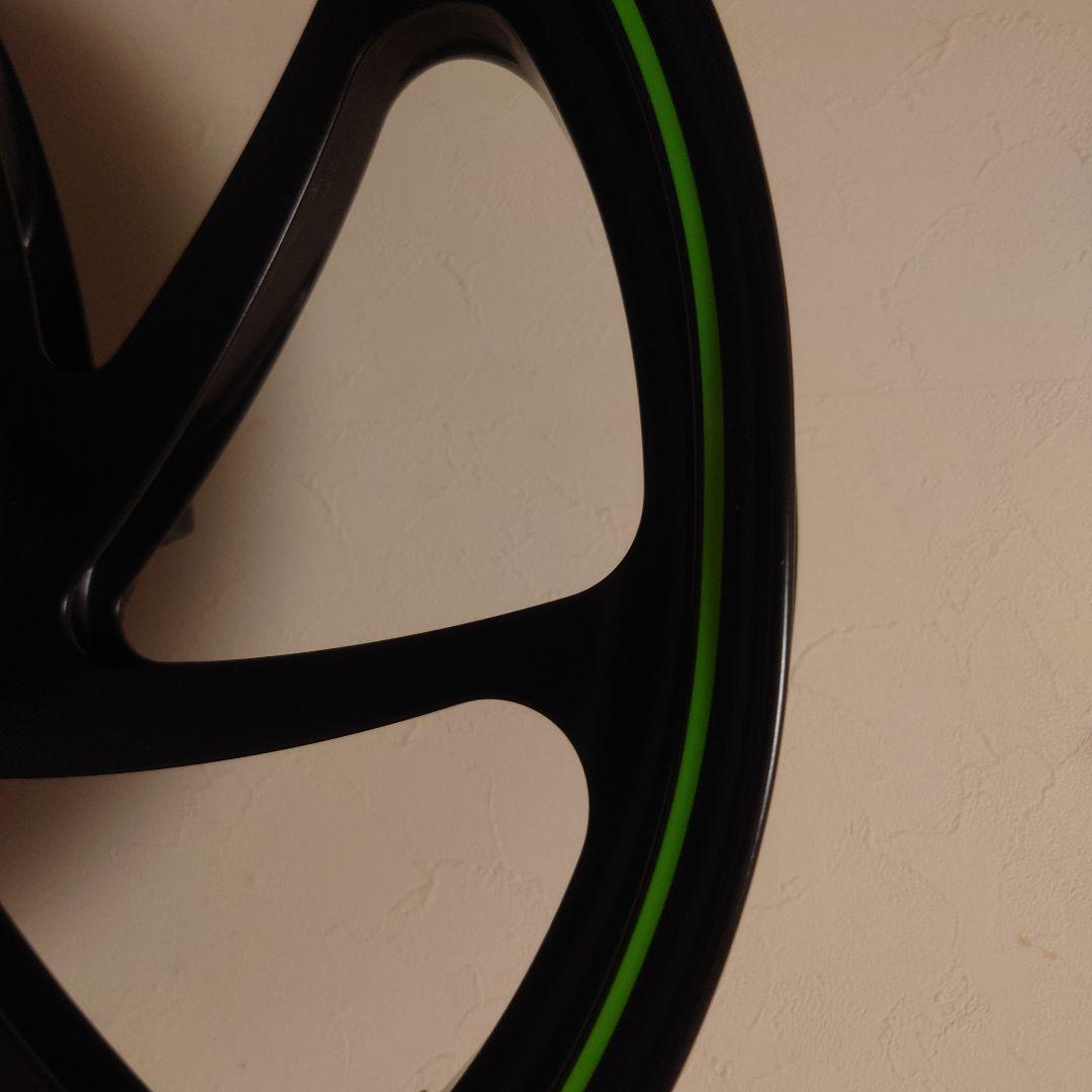 カワサキ純正marchesini ホイール ブラック 5スポーク グリーンライン