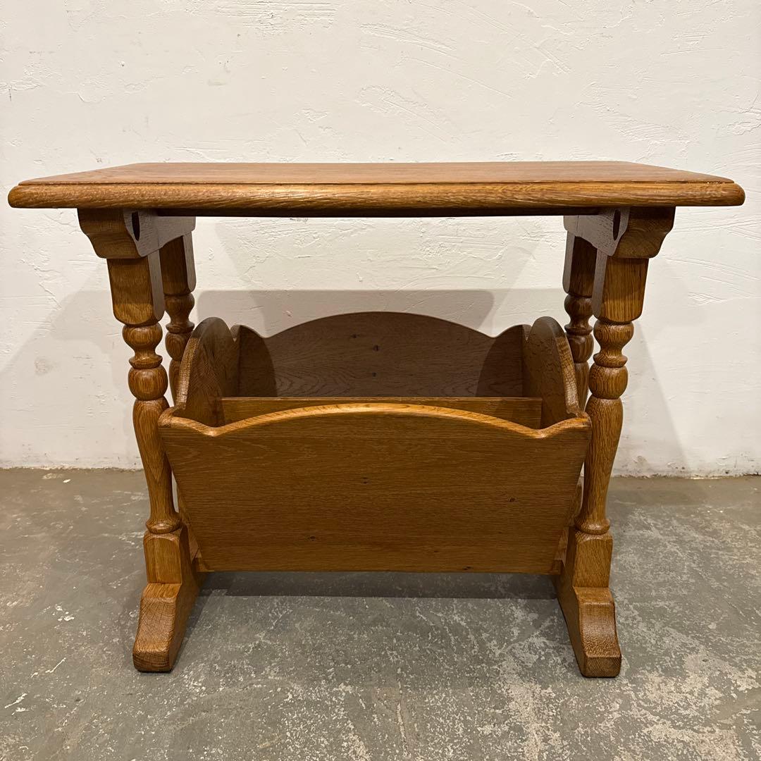 年末年始saleヴィンテージ　サイドテーブル　マガジンラック付き