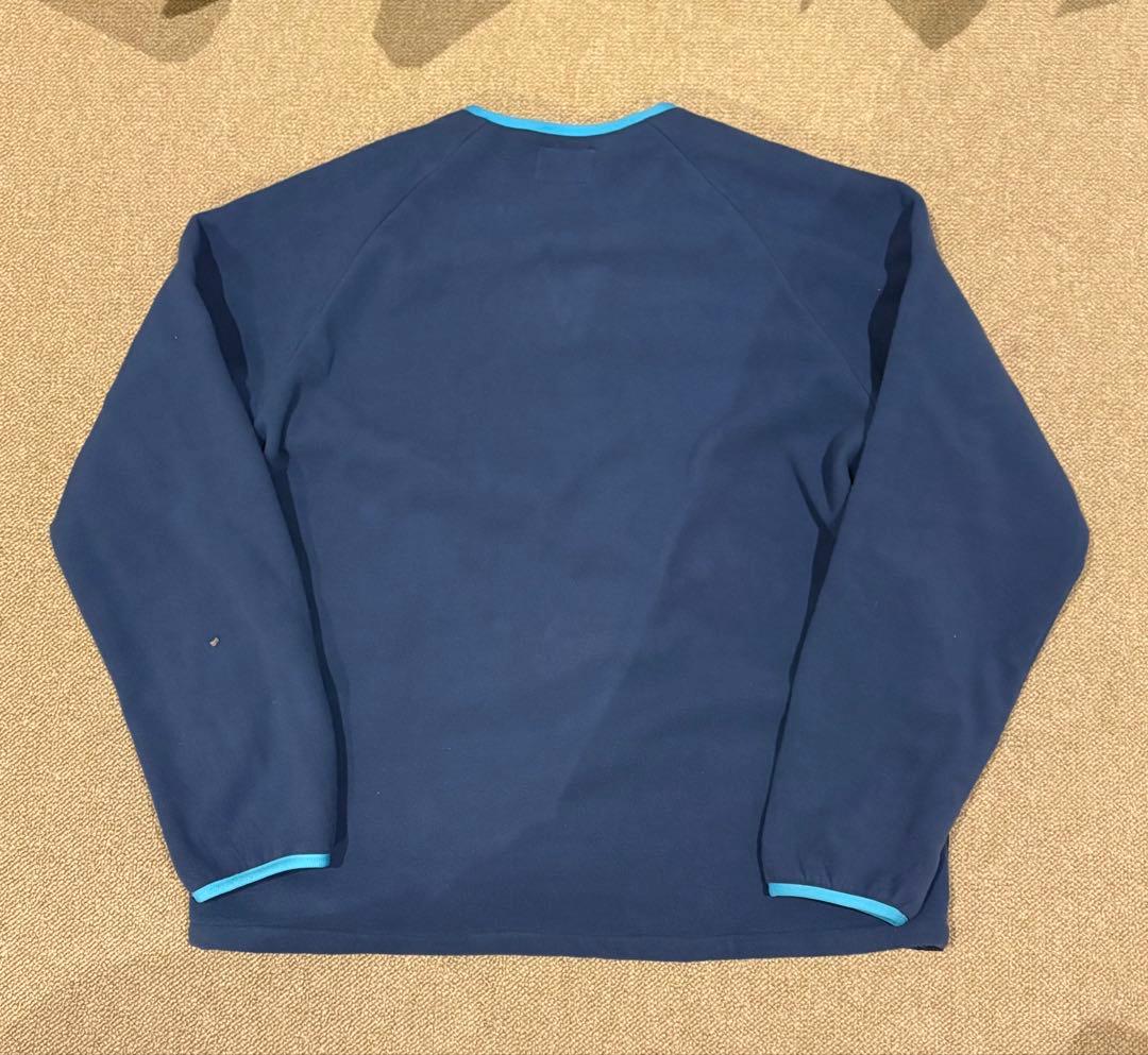 ラフアンドスウェル キルト フリース ハイブリッド ジャケット ネイビー L