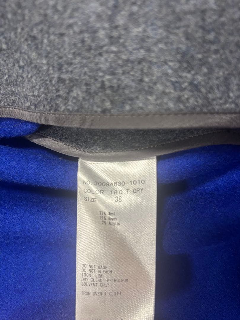 ENFOLD グレー チェスターコート　38