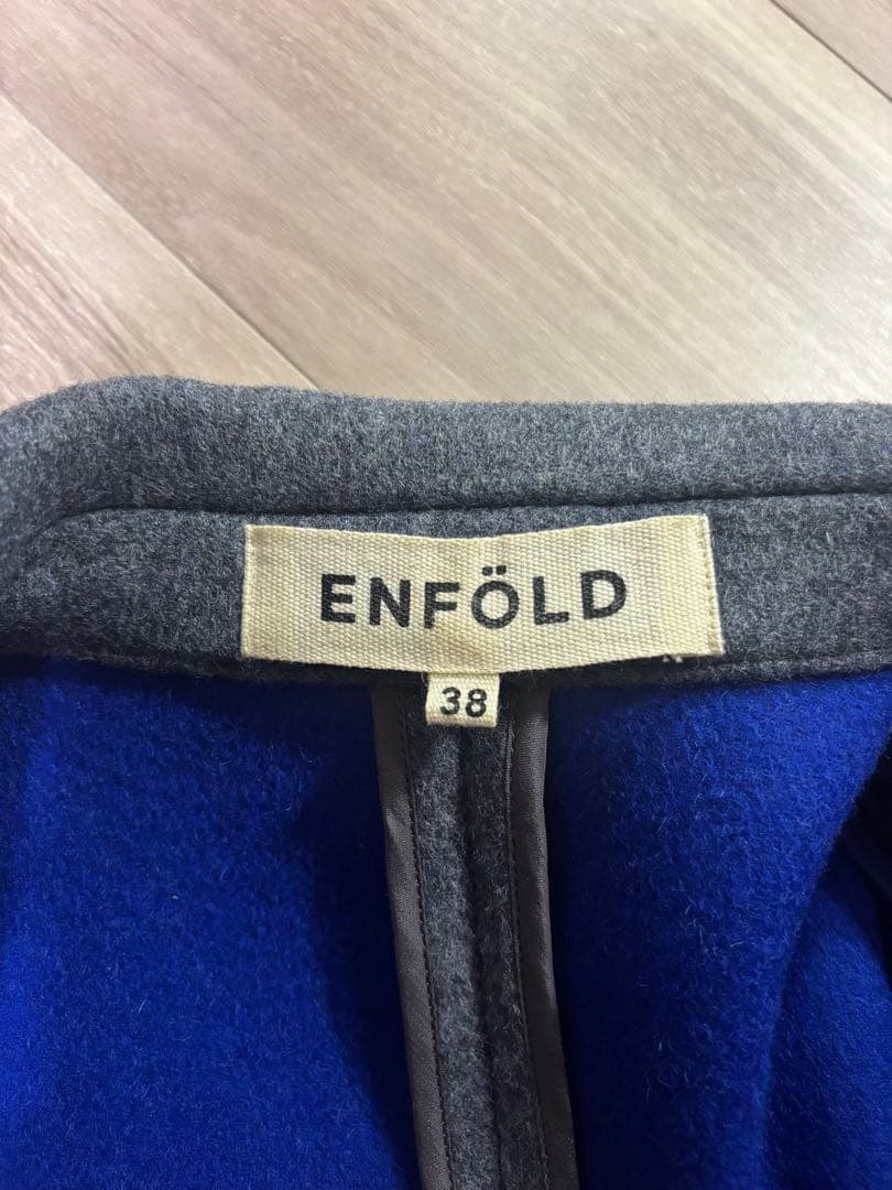 ENFOLD グレー チェスターコート　38