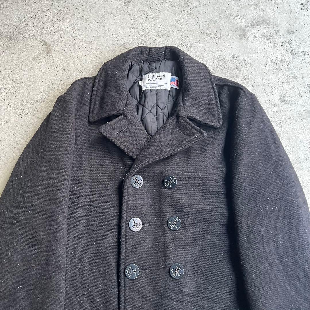 Schott U.S.740N Pコート ピーコート キルティング USA製