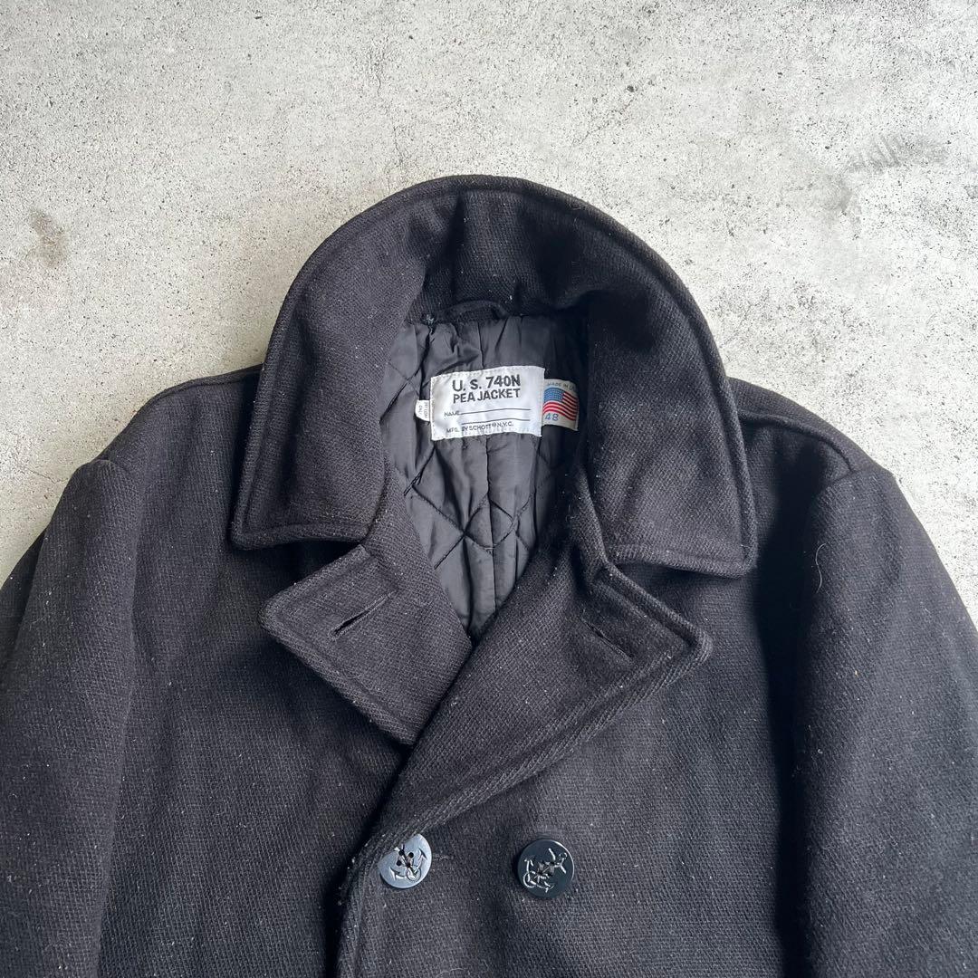 Schott U.S.740N Pコート ピーコート キルティング USA製