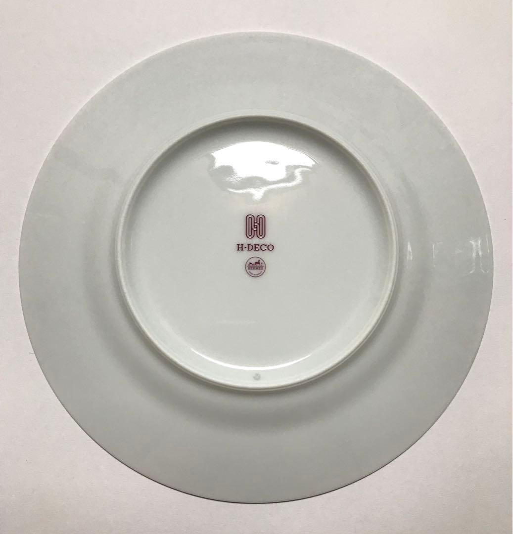 エルメス　Hデコ　デザートプレート　レッド　ルージュ　HERMESお皿洋食器　赤