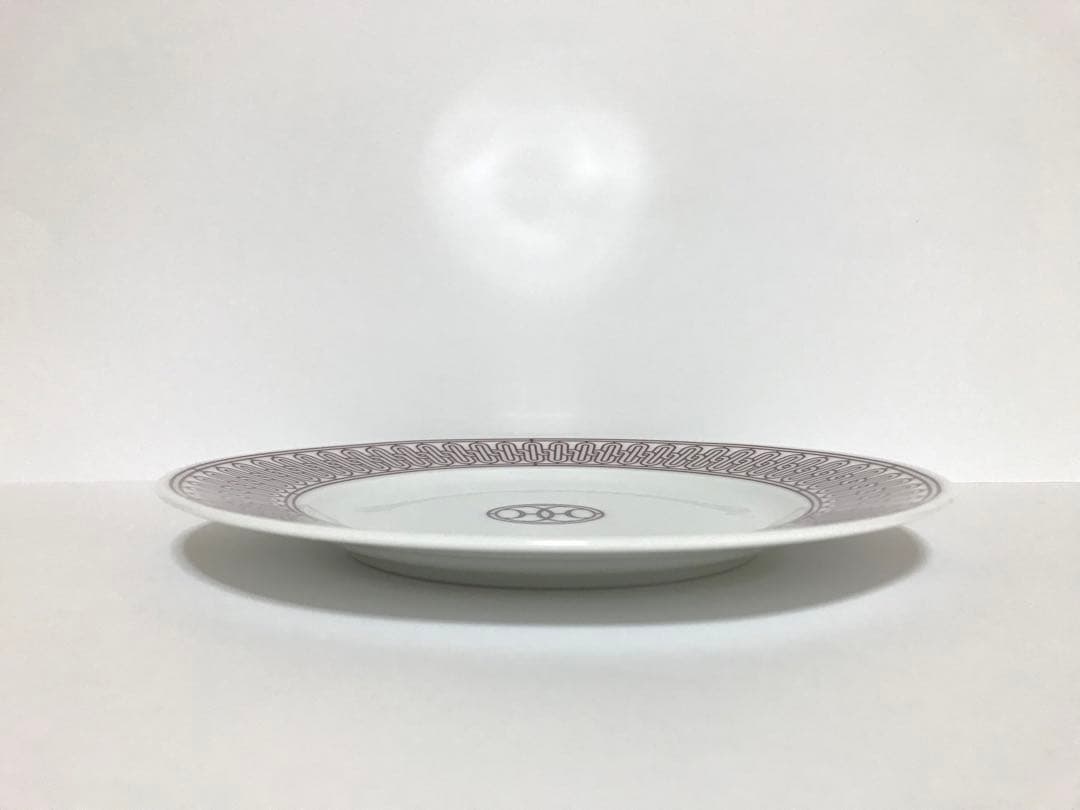 エルメス　Hデコ　デザートプレート　レッド　ルージュ　HERMESお皿洋食器　赤