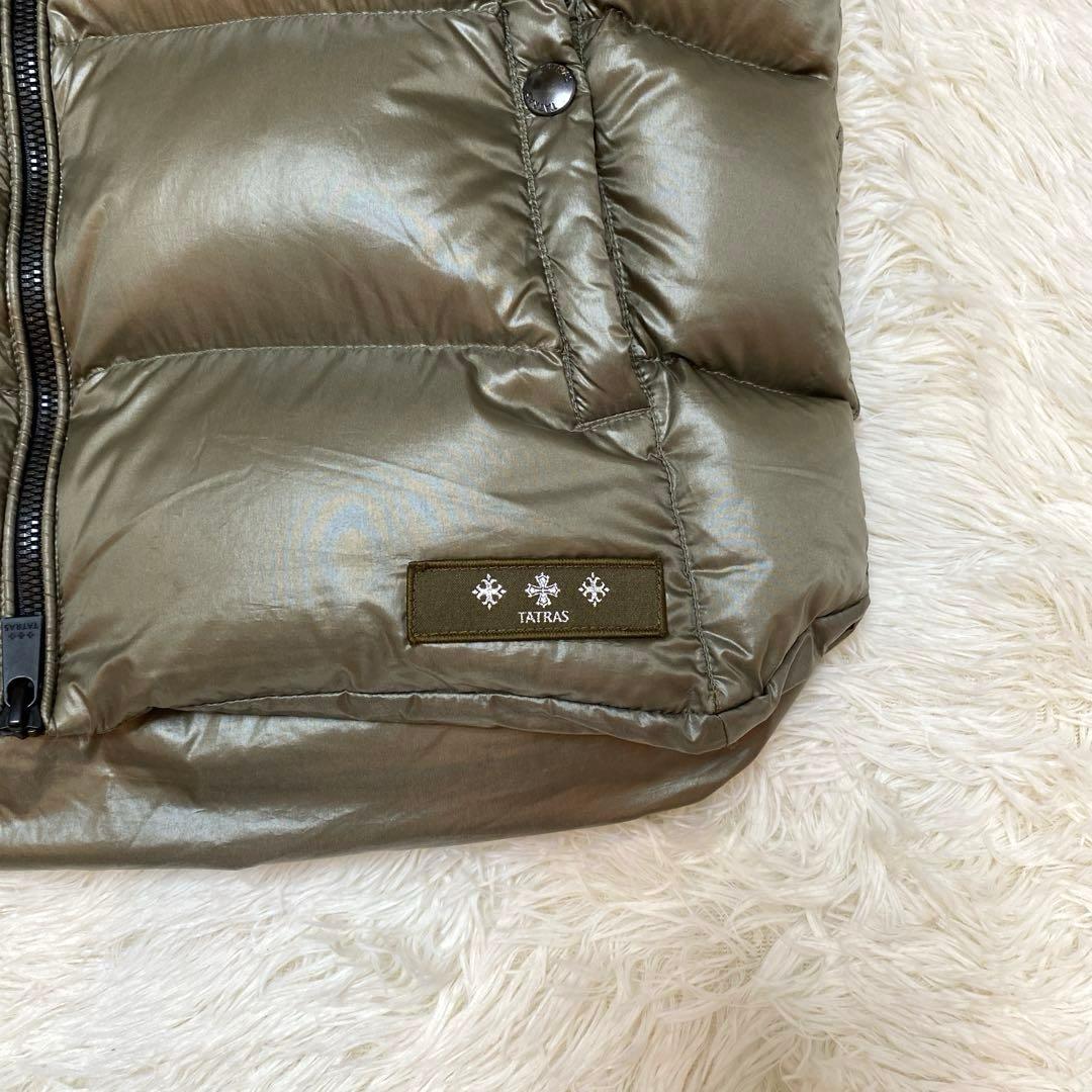 ✨美品✨TATRAS タトラス ダウンベスト シャンパンゴールド 02