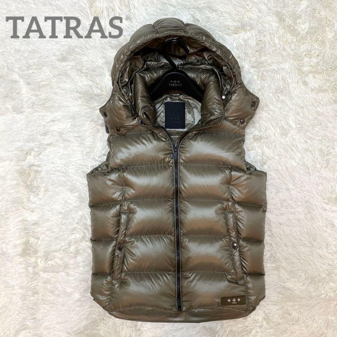 ✨美品✨TATRAS タトラス ダウンベスト シャンパンゴールド 02