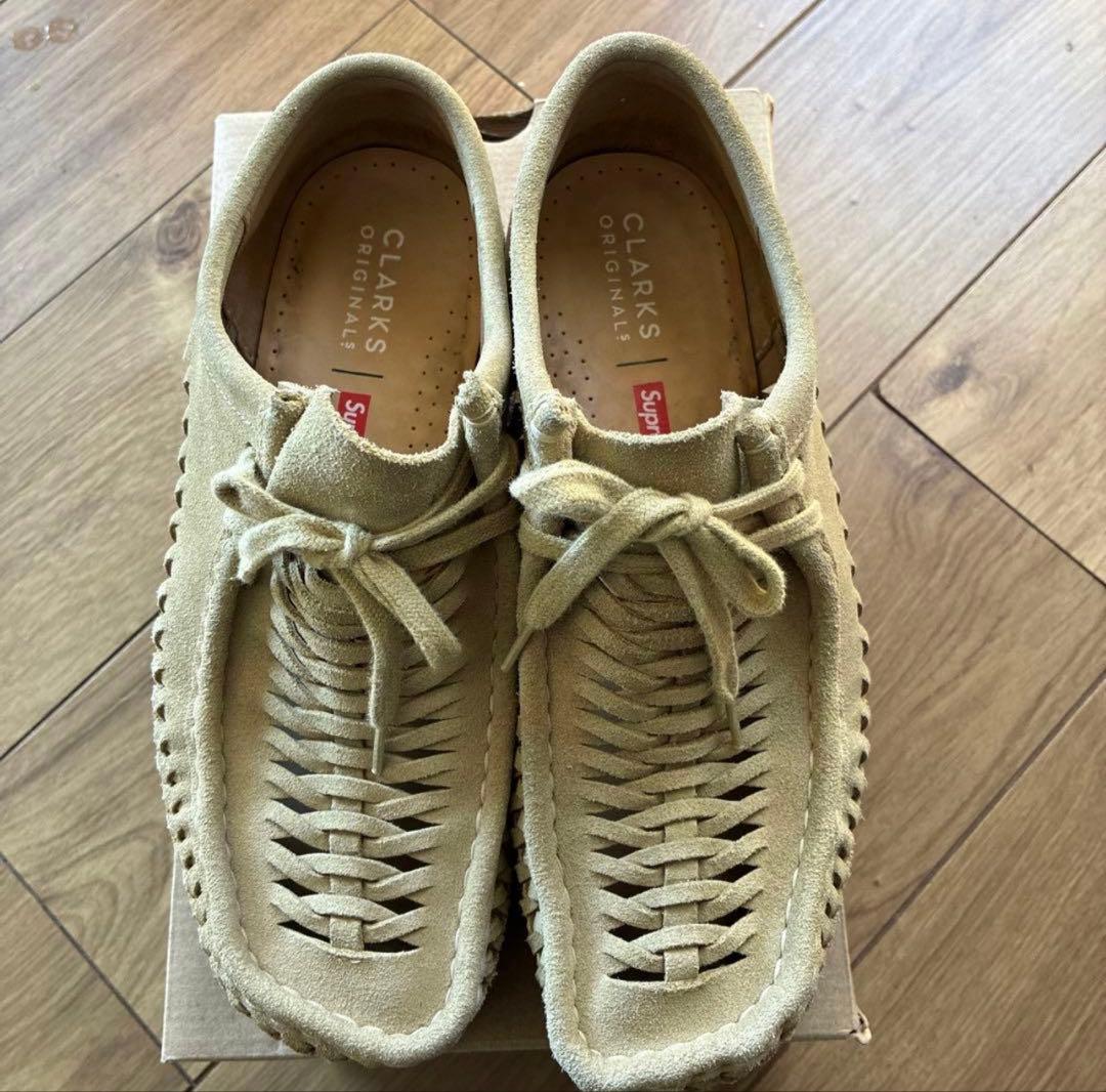 レアサイズ完売　Supreme × Clarks Woven Wallabee
