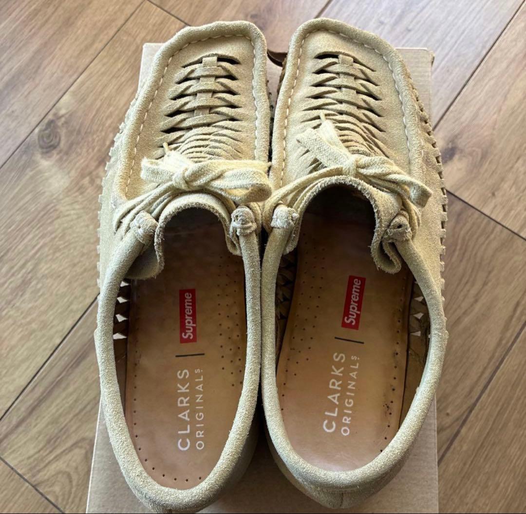 レアサイズ完売　Supreme × Clarks Woven Wallabee