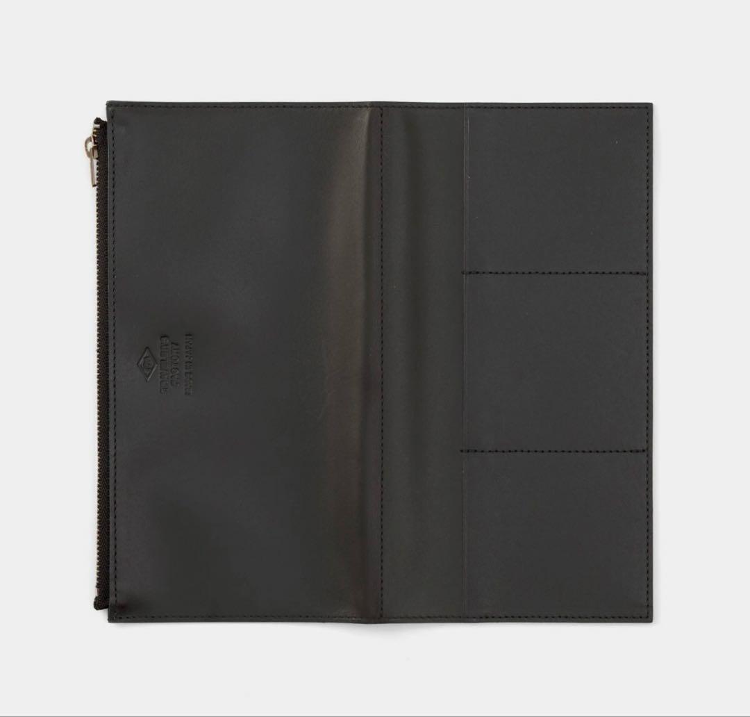 トラベラーズファクトリー レザージッパーケース 黒