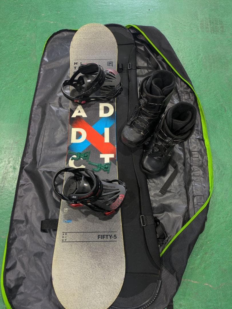 ★スノーボードブーツセット NITRO FLUX RIDEANTHEM E566