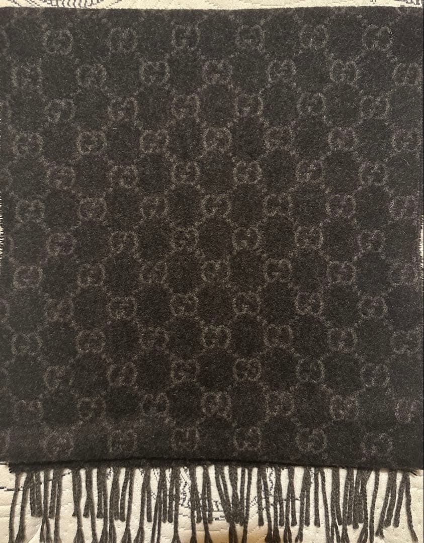 GUCCI マフラー カシミヤ 試着のみ