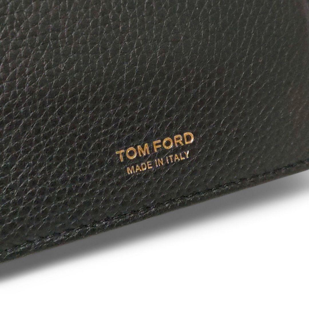 ＊新品同様　TOM FORD　マネークリップ　財布　ゴールド金具　ブラック