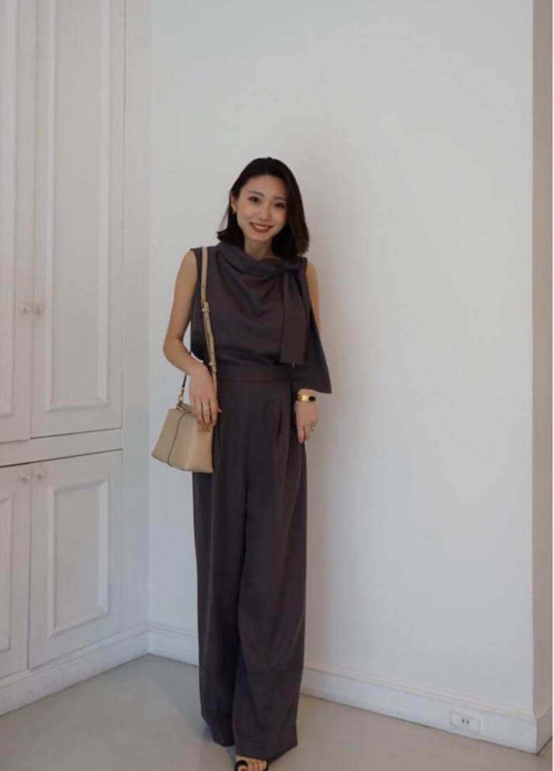 サロペット・オーバーオール・オールインワン Side Bow-tie Combinaison laubeblanc