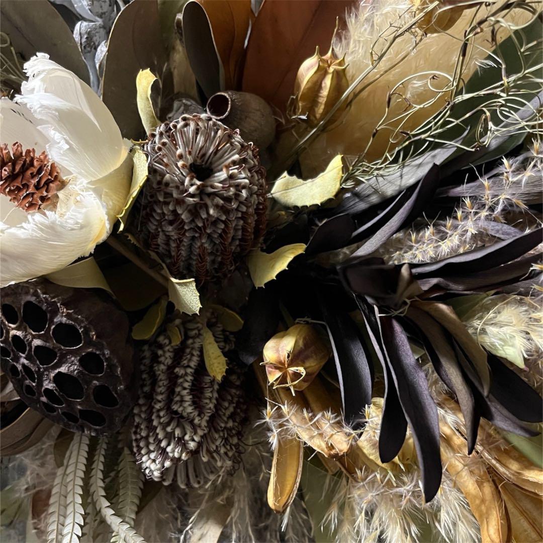 [確認ページ] ネイティブドライフラワー横長スワッグ 大型サイズ60㎝