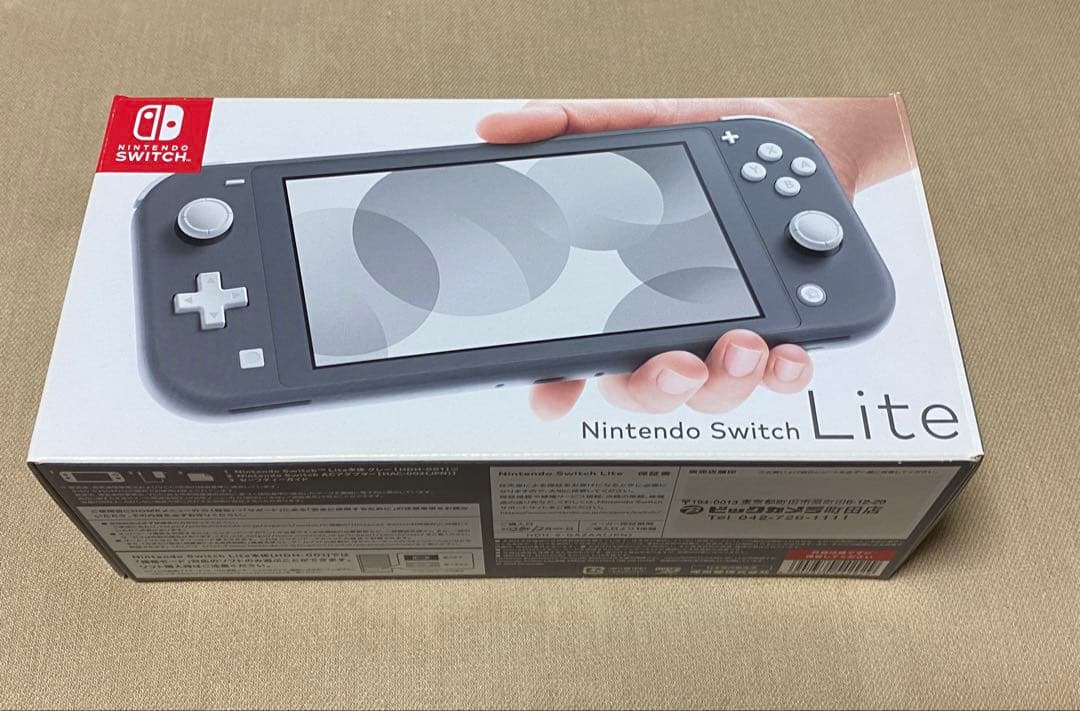 nintendo switch lite グレー