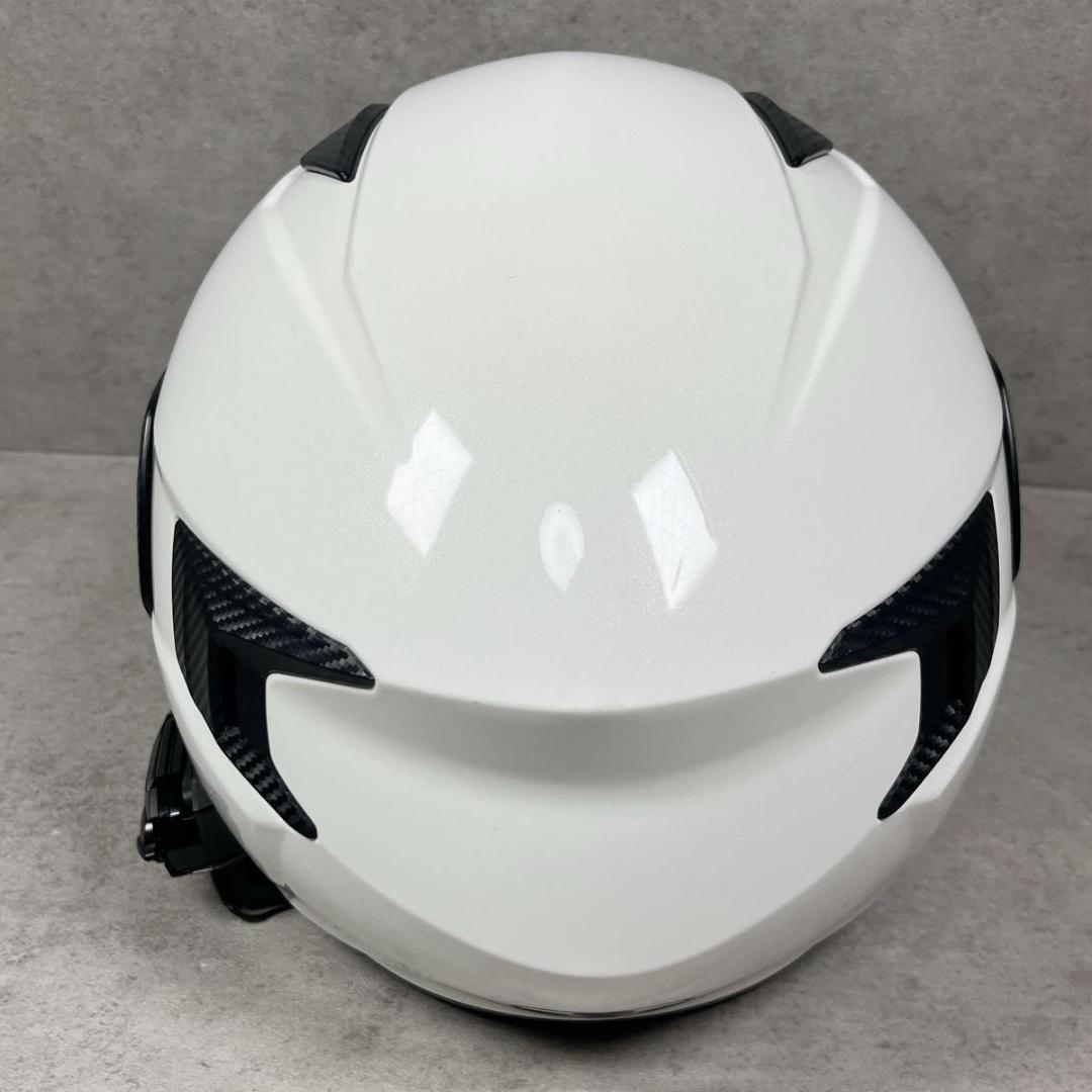 KABUTO カブト RYUKI Mサイズ 57〜58㎝ SB6X付 ホワイト