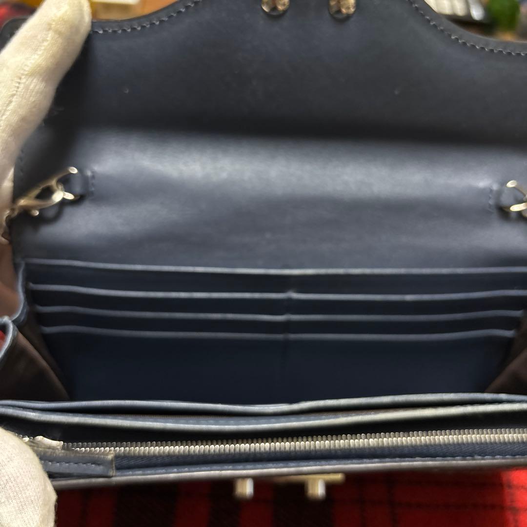 ■ 龍庵弧月 GUCCI グッチ パイソン チェーンウォレット ■