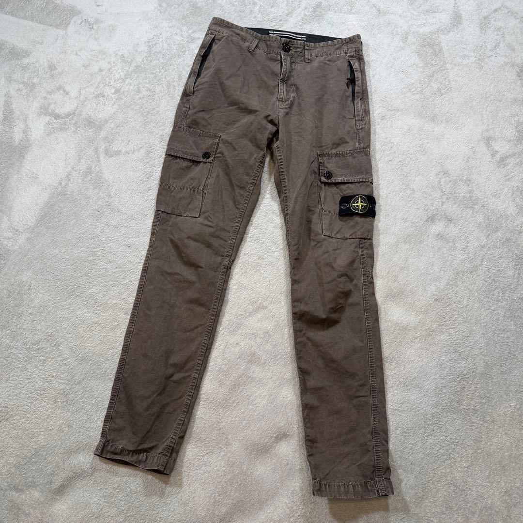 ストーンアイランド　カーゴパンツ　ブラウン　29サイズ　K1S153100303