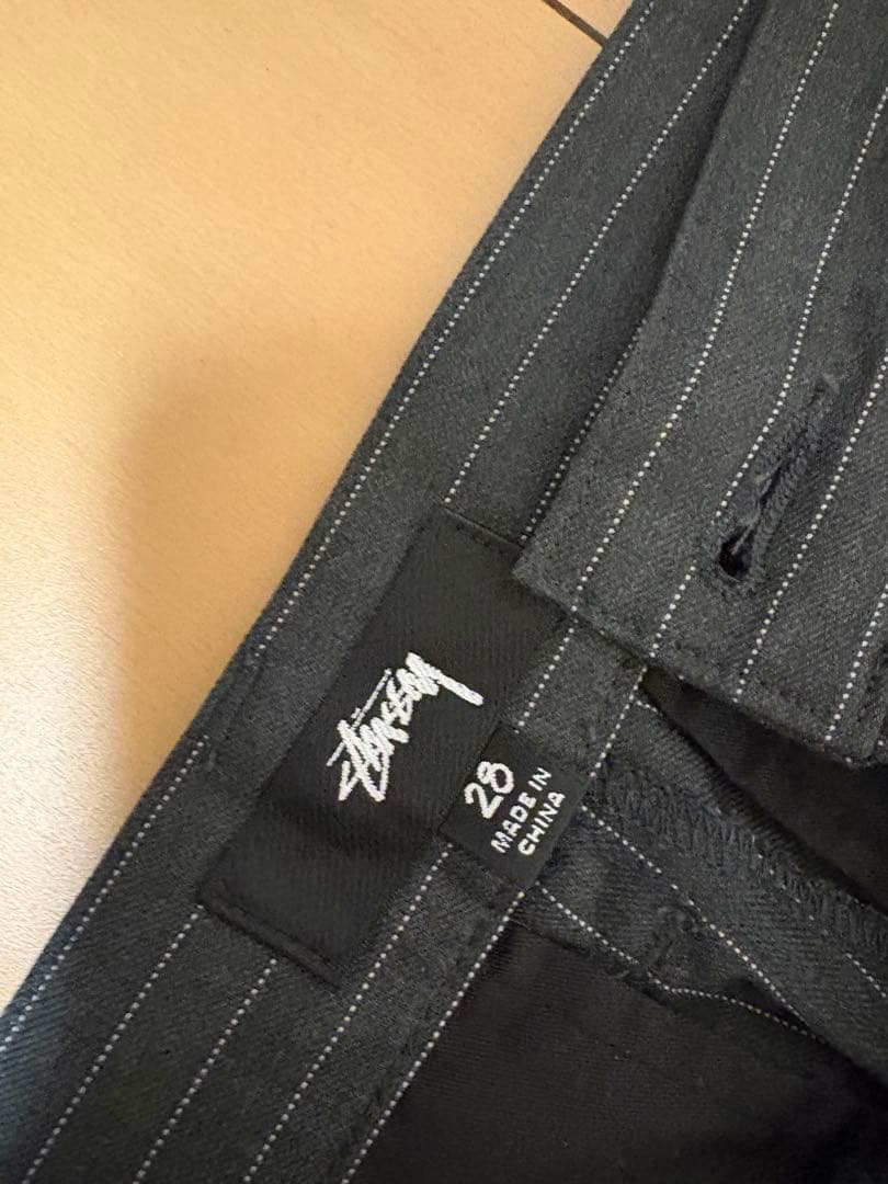 パンツ Stussy STRIPED VOLUME PLEATED TROUSERS28