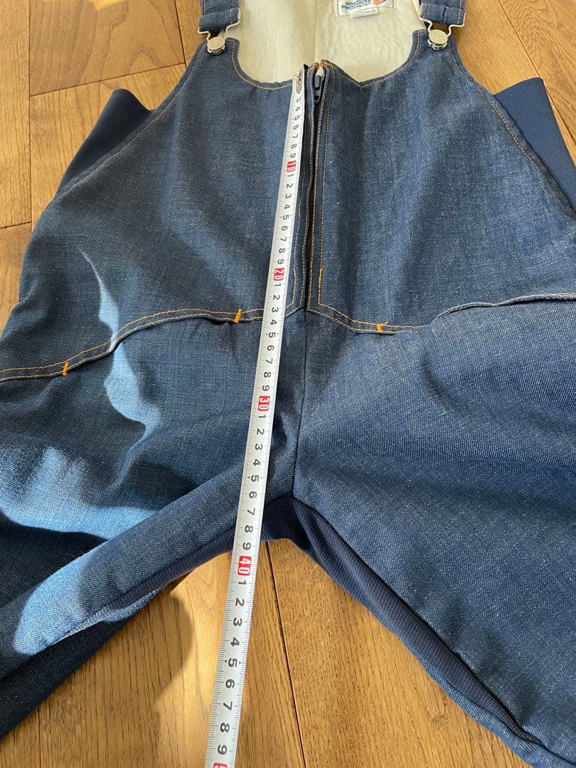 【USA製】オーバーオールスノーウェア　ブーツカットデニムサロペット　フレア