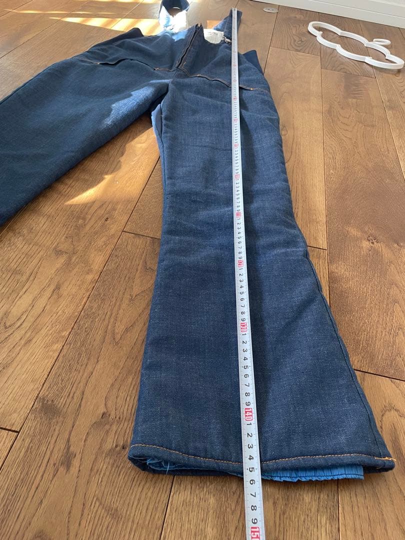 【USA製】オーバーオールスノーウェア　ブーツカットデニムサロペット　フレア