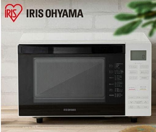 週末迄限定値下！美品☆アイリスオーヤマMO-F1810オーブンレンジ 白使用2週