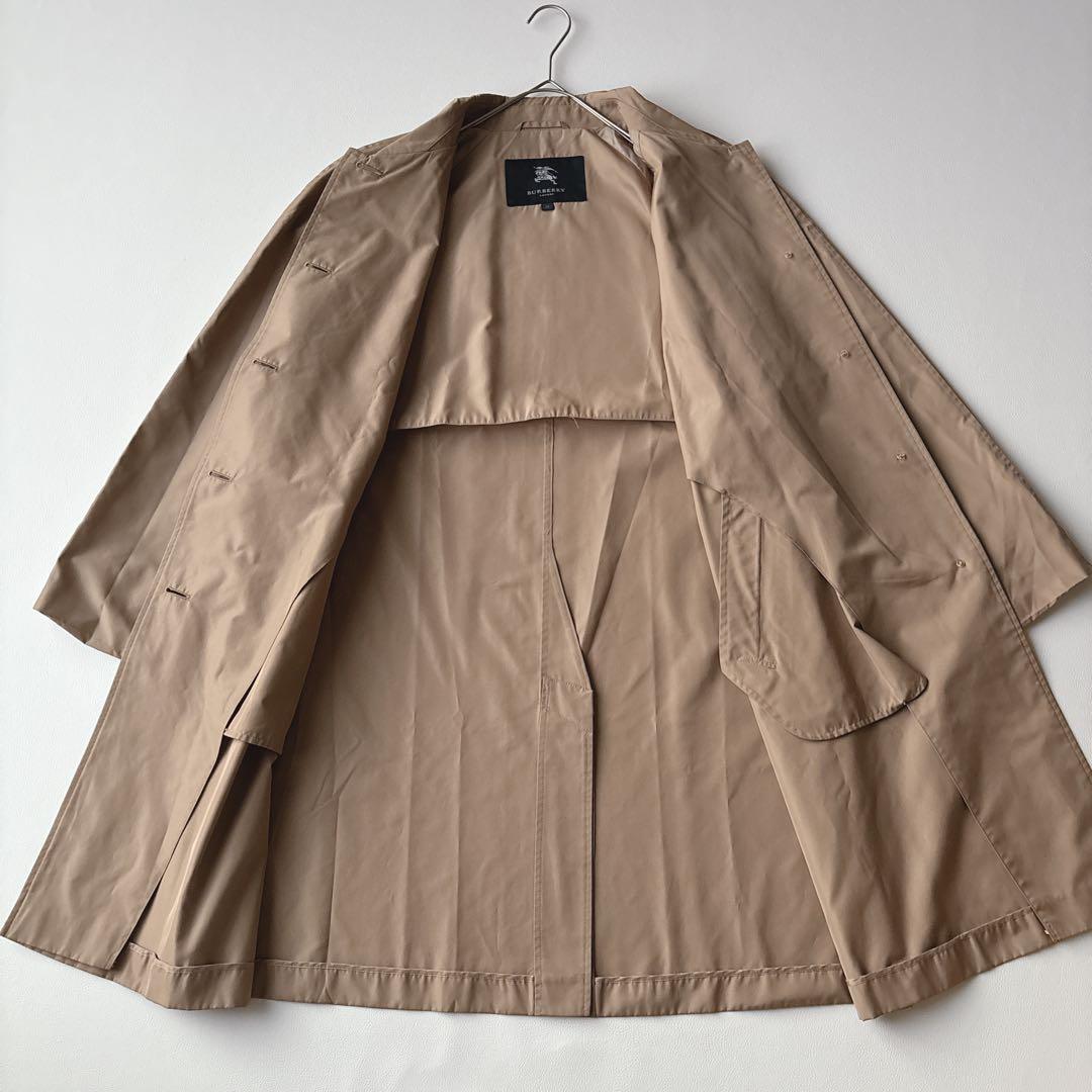 希少サイズ4L相当✨バーバリーロンドン　シルク混ステンカラーコート　Aライン