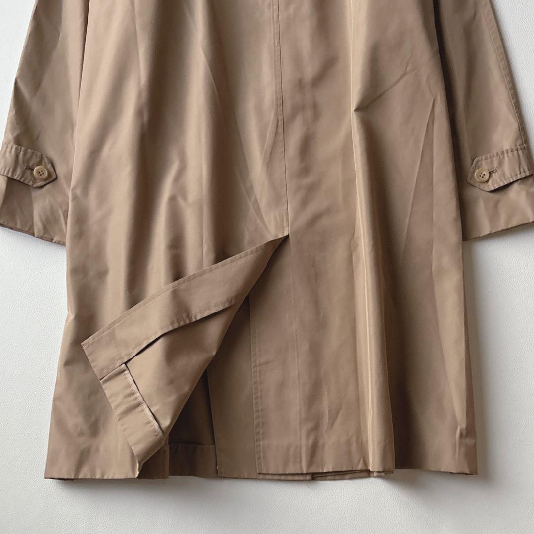 希少サイズ4L相当✨バーバリーロンドン　シルク混ステンカラーコート　Aライン