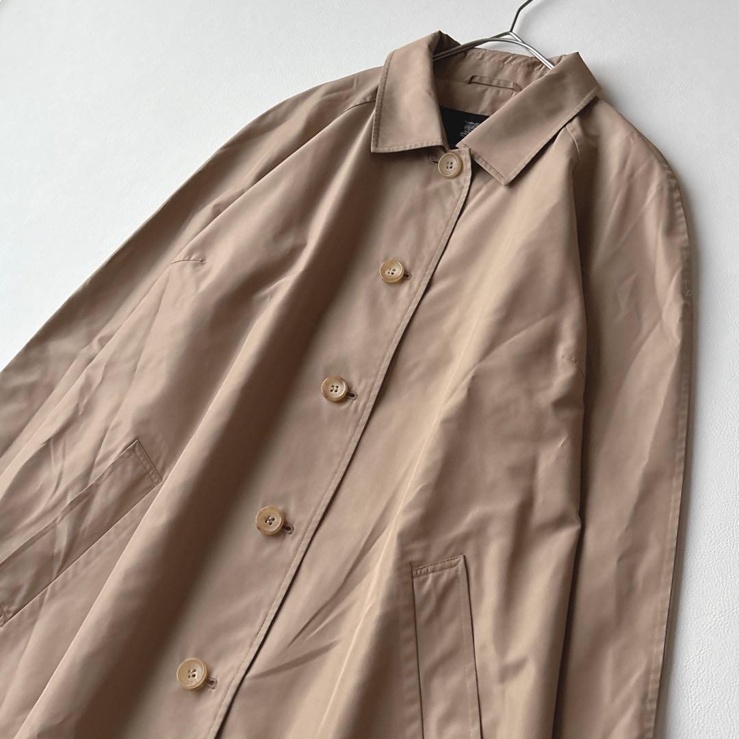 希少サイズ4L相当✨バーバリーロンドン　シルク混ステンカラーコート　Aライン