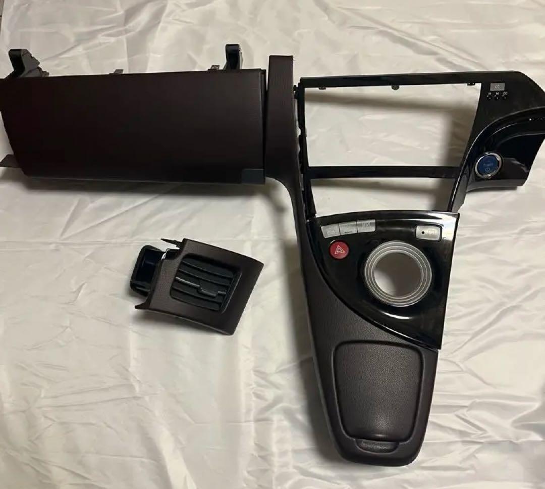 30プリウス 純正内装ブラッキッシュブラウン +ブラウンカスタム内装